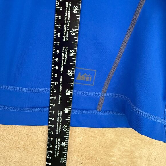 REI Co-Op Hiking Shirt Mens‎ XL Blue Base Layer Activewear Outdoor Long Sleeve - Picture 9 of 12
